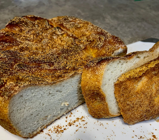 Easy No-Knead Crusty Bread Recipe with Wood's Maple Sugar: Perfectly Chewy Every Time
