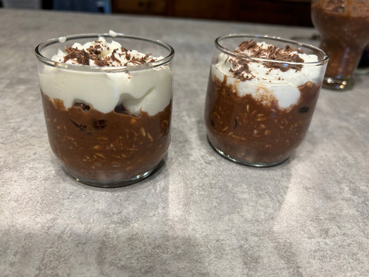 Delicious and Healthy Black Forest Overnight Oats