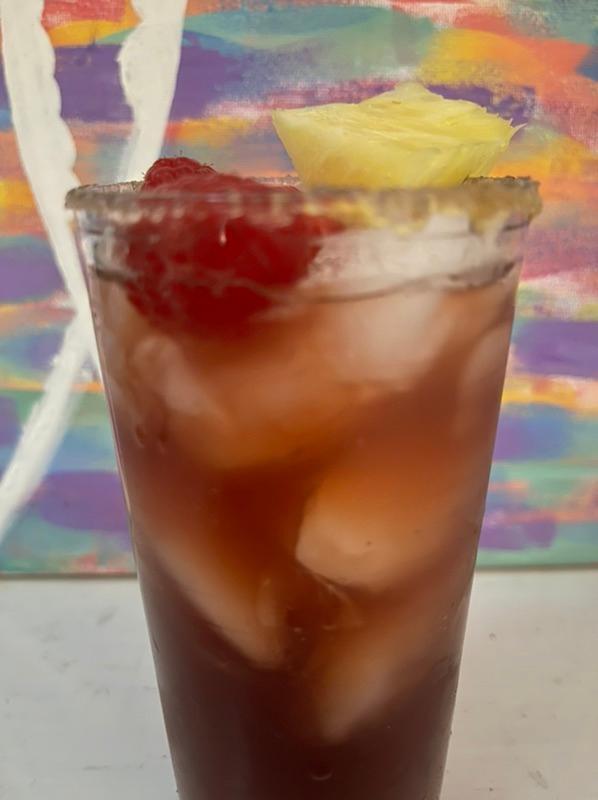Raspberry Ghosted Margarita