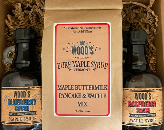Blueberry Raspberry Pancake Box