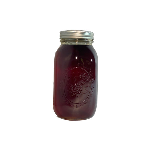 Dark Robust 32 Oz. Glass Mason Jar (Quart)