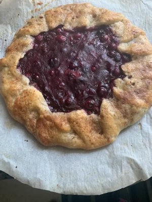 Maple Blueberry "Flat" Pie