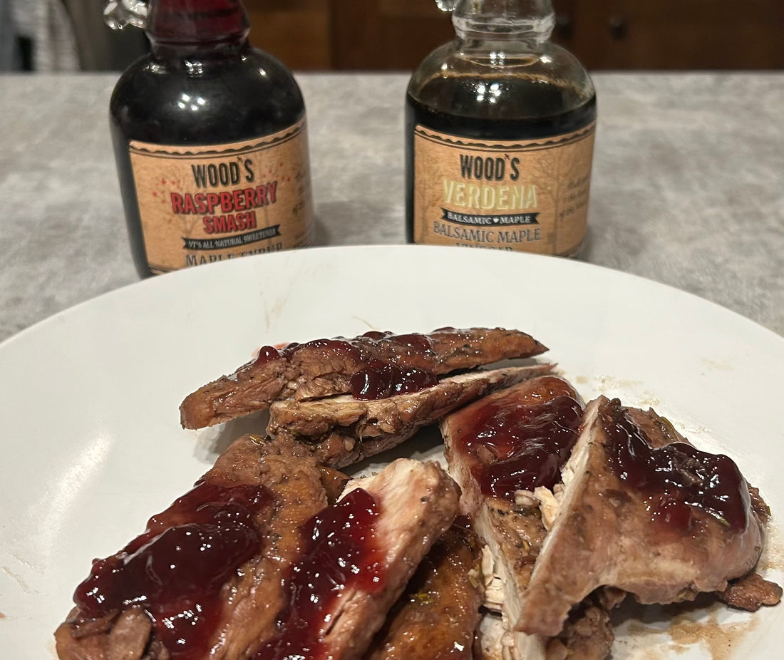 Wood's Raspberry and Balsamic Glazed Chicken Breast