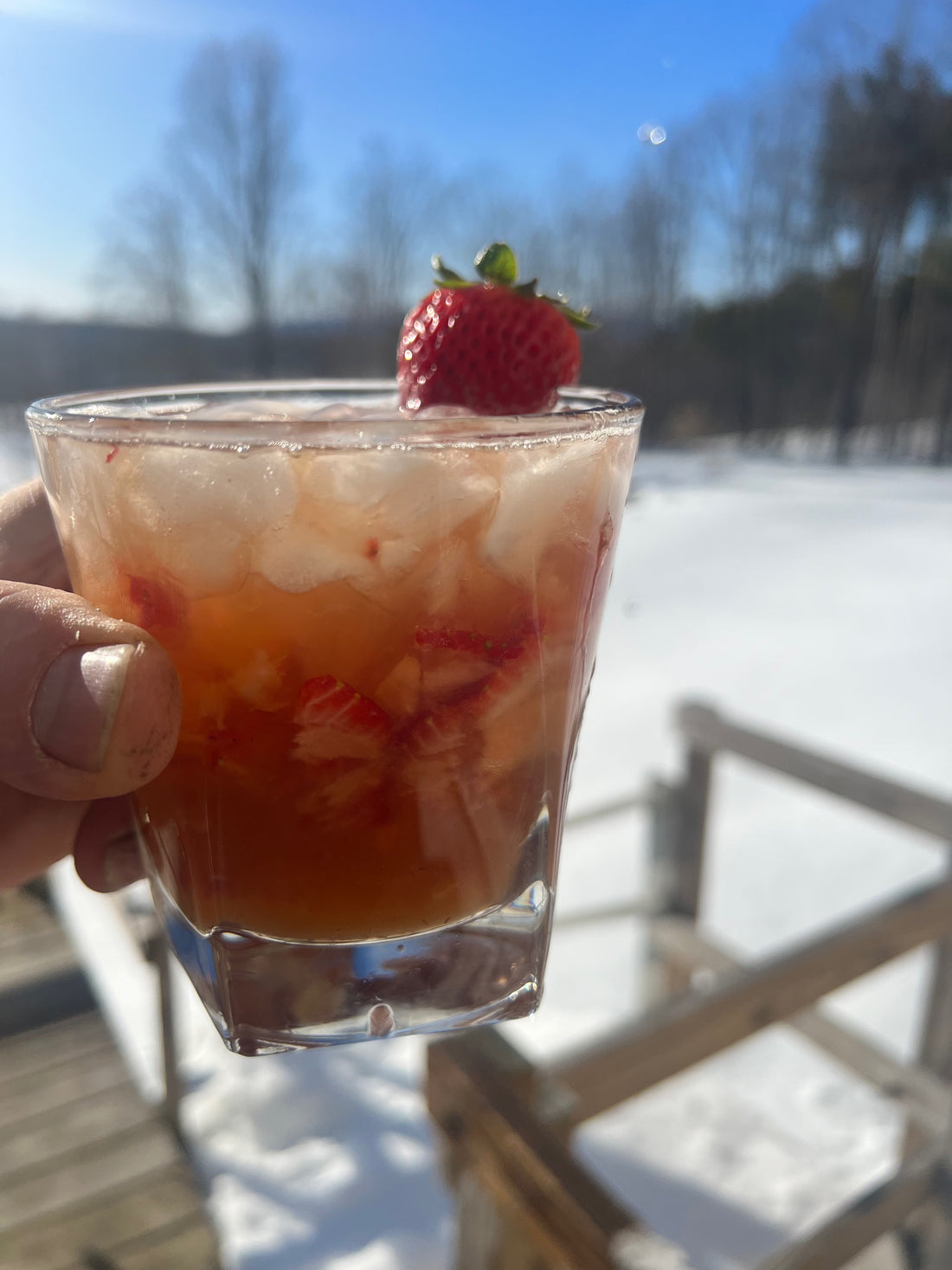 Indulge in Vermont's Finest: Strawberry Tequila Smash Cocktail Recipe!