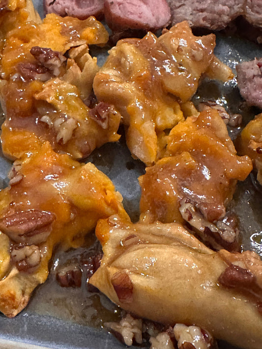 Butternut Squash Ravioli with Maple Butter Nut Glaze: Your Thanksgiving Leftovers Reimagined
