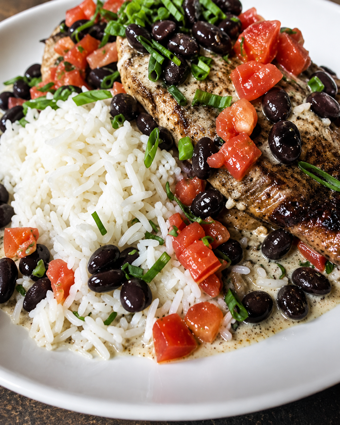Maple Jerk Chicken with Coconut Cream Sauce (Sweet Heat + Tropical Comfort)