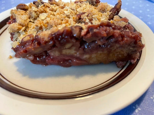 Strawberry Rhubarb Pie With A Maple Crust
