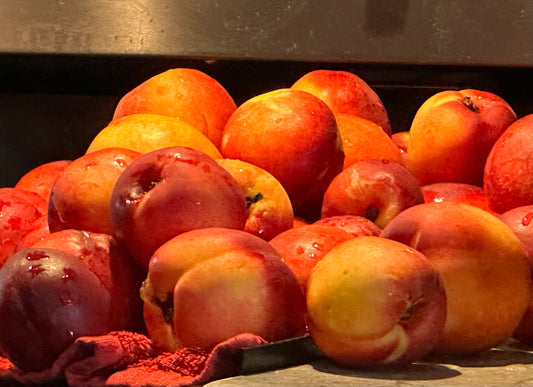 Spicy Bourbon Maple Nectarine Salsa (Water-Bath Canning)