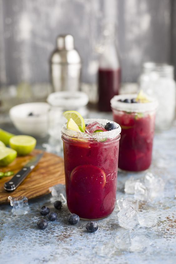 Blueberry Jalapeño Margarita