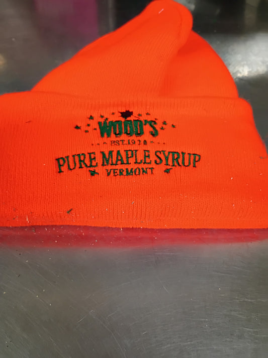 Black or Safety Orange Warm Winter Hat!