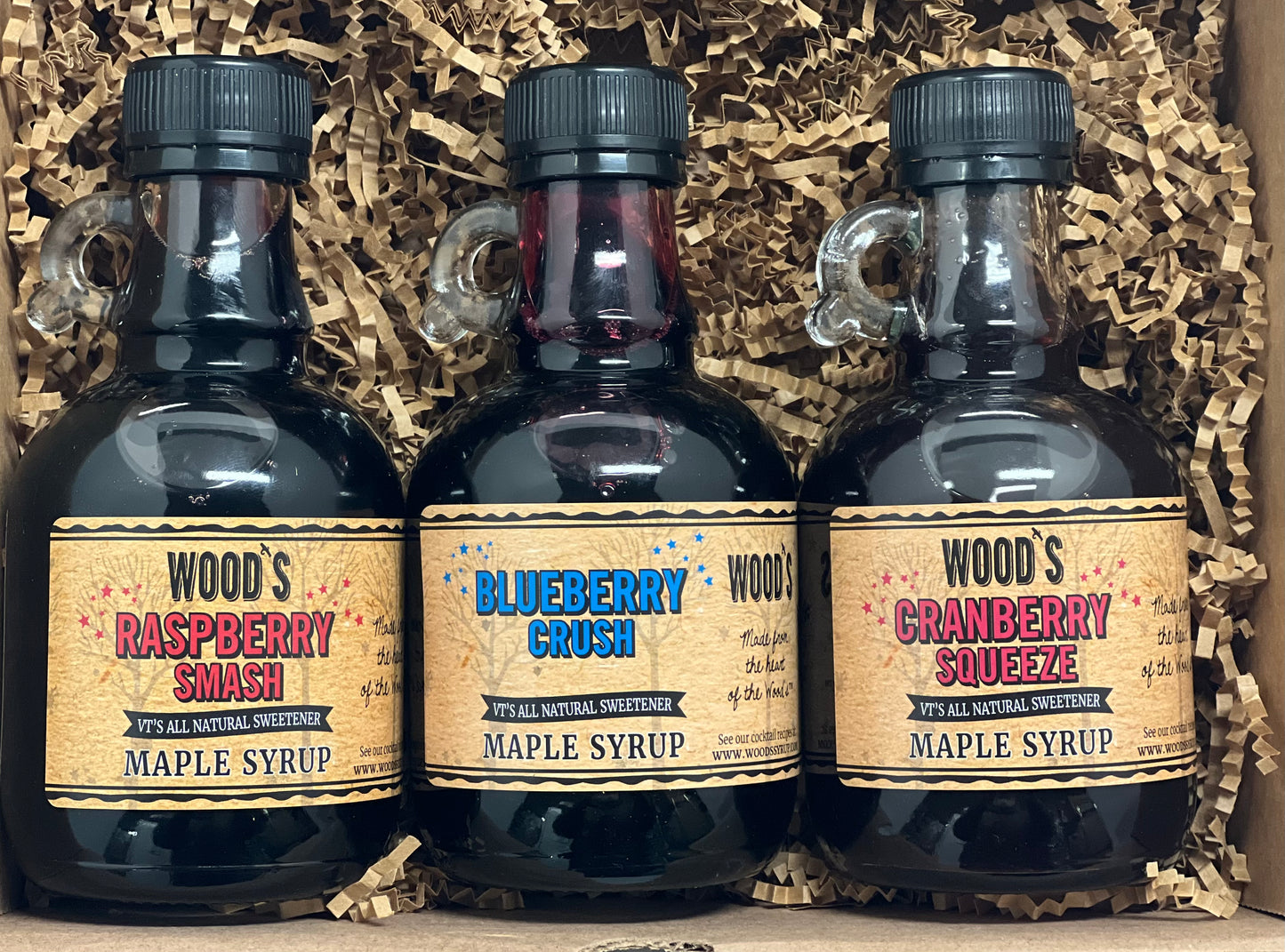 Raspberry, Blueberry, & Cranberry Wood's Vermont Syrup Company