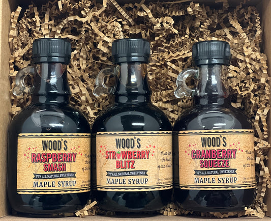 Raspberry, Strawberry Blitz, & Cranberry 8.45oz