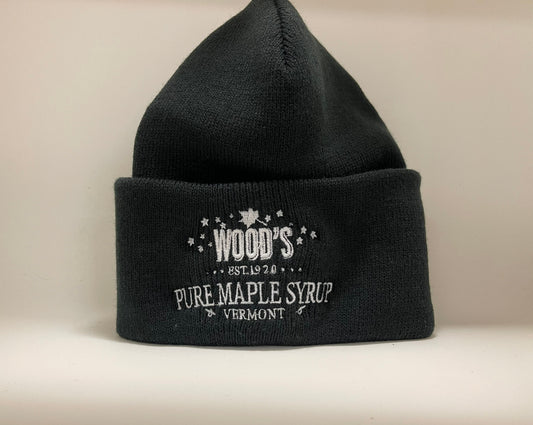 Black warm winter hat